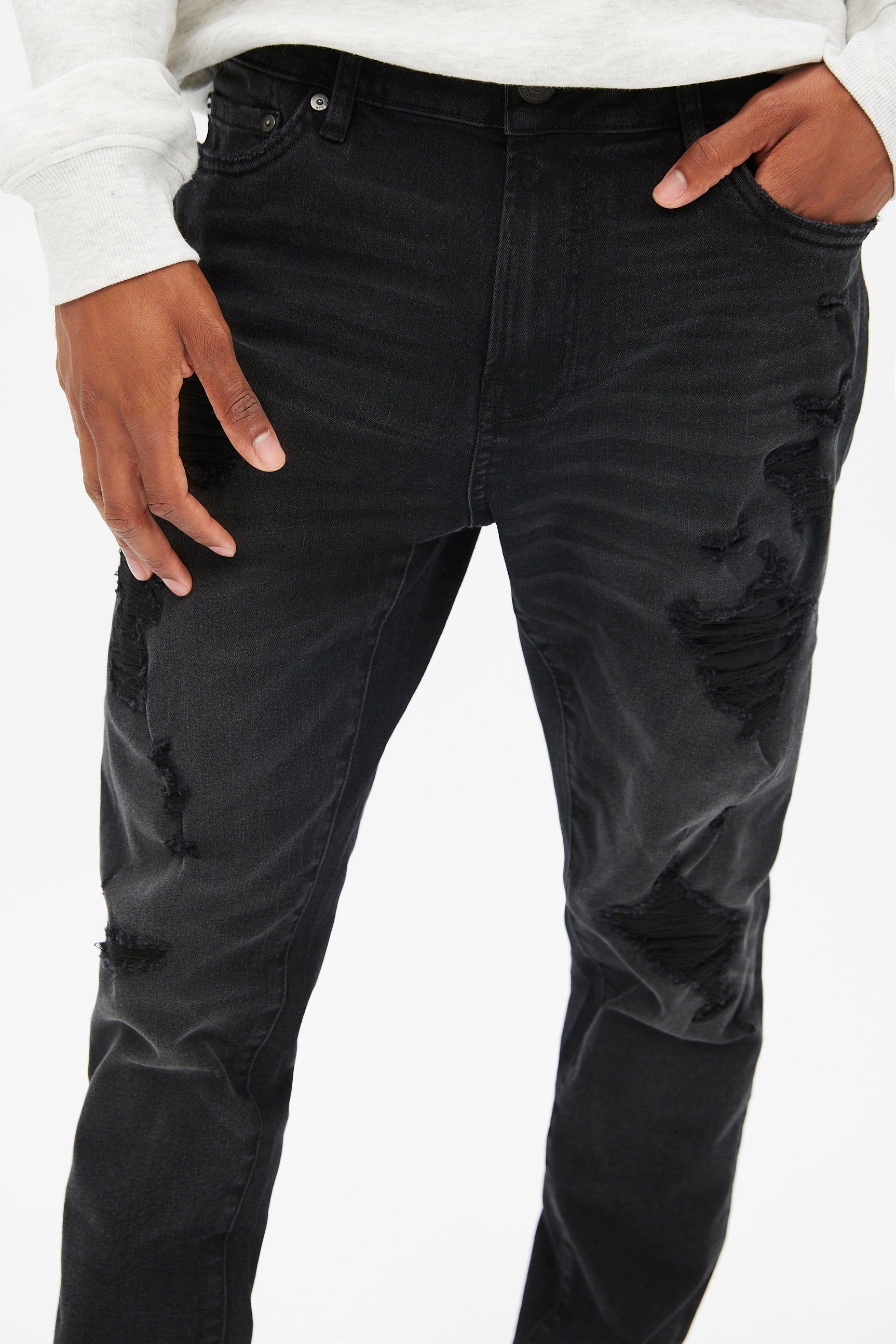 AERO Rip And Repair Athletic Skinny Jean sold by Bluenotes product image thumbnail 3