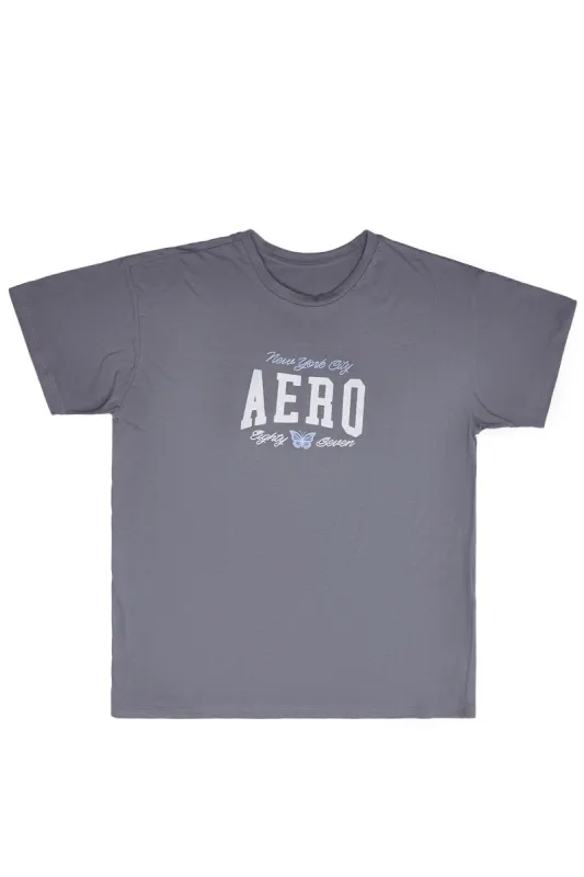 AERO New York City Butterfly Graphic Relaxed Tee sold by Bluenotes