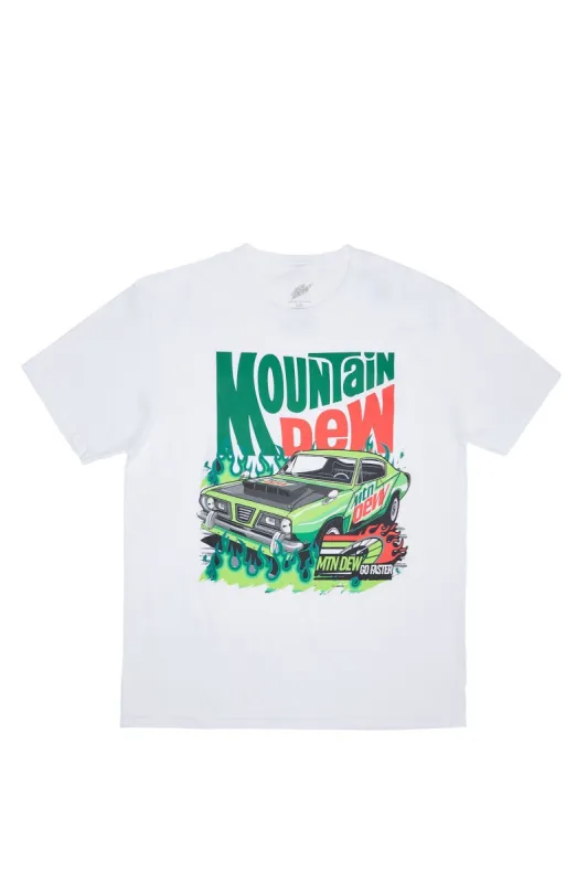 Mountain Dew Racing Graphic Tee sold by Bluenotes