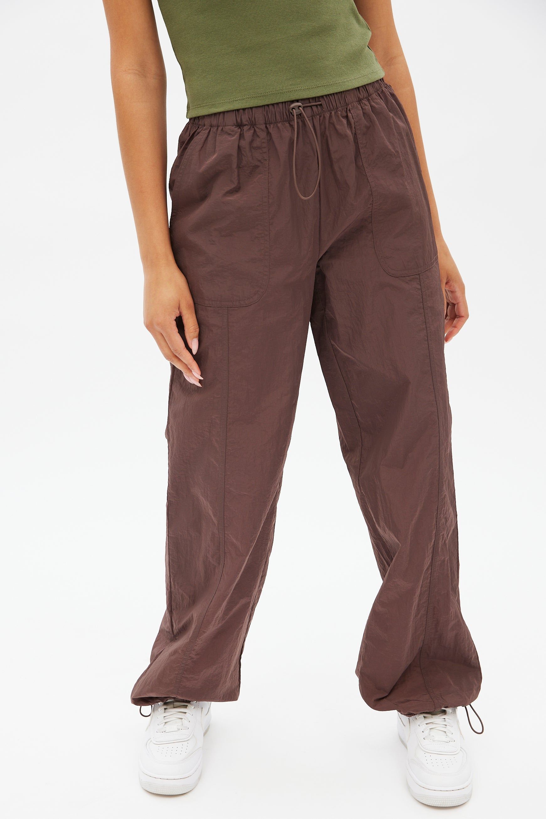 Low Rise Nylon Parachute Pant sold by Bluenotes