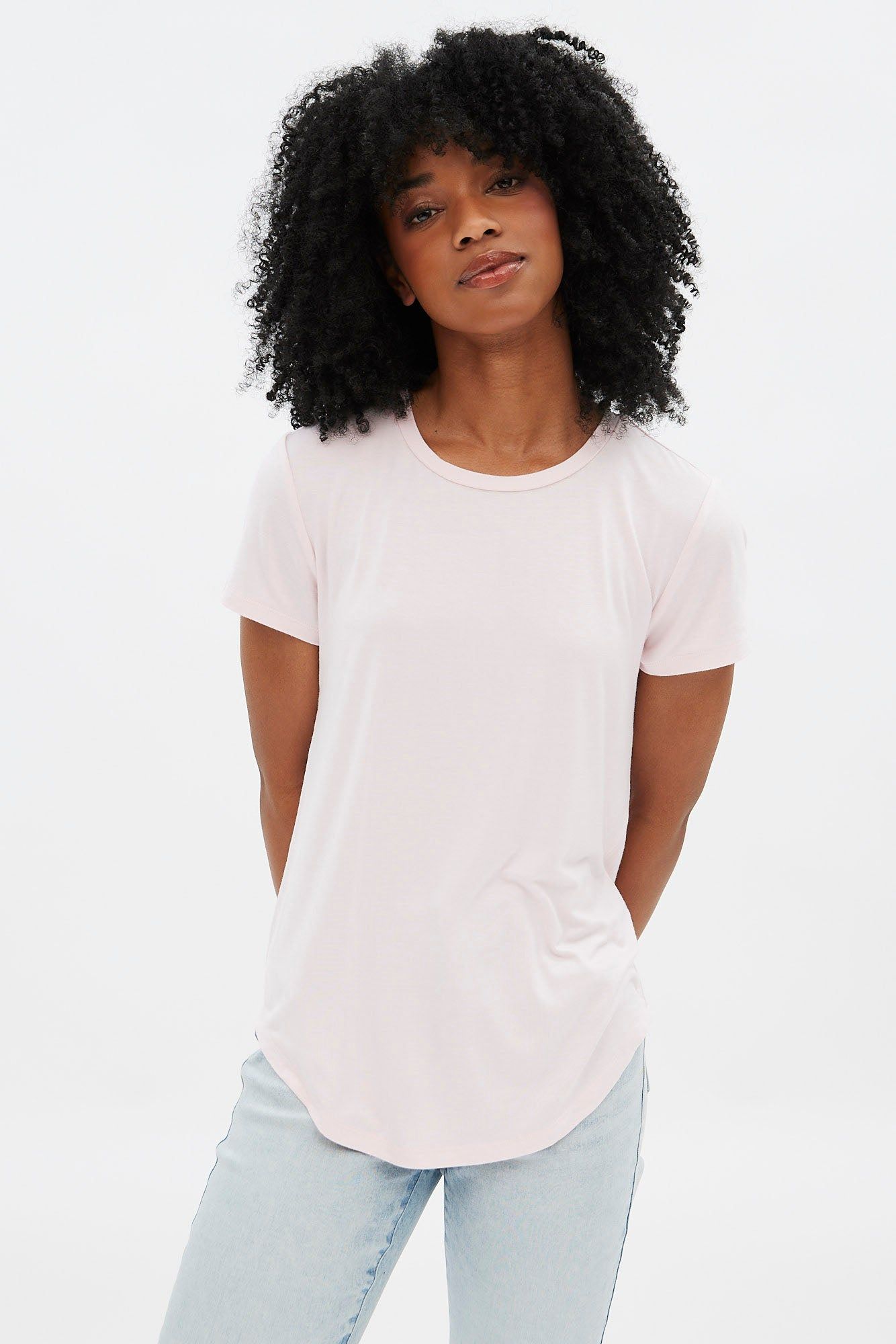 Relaxed Crew Neck Tee sold by Bluenotes product image thumbnail 5