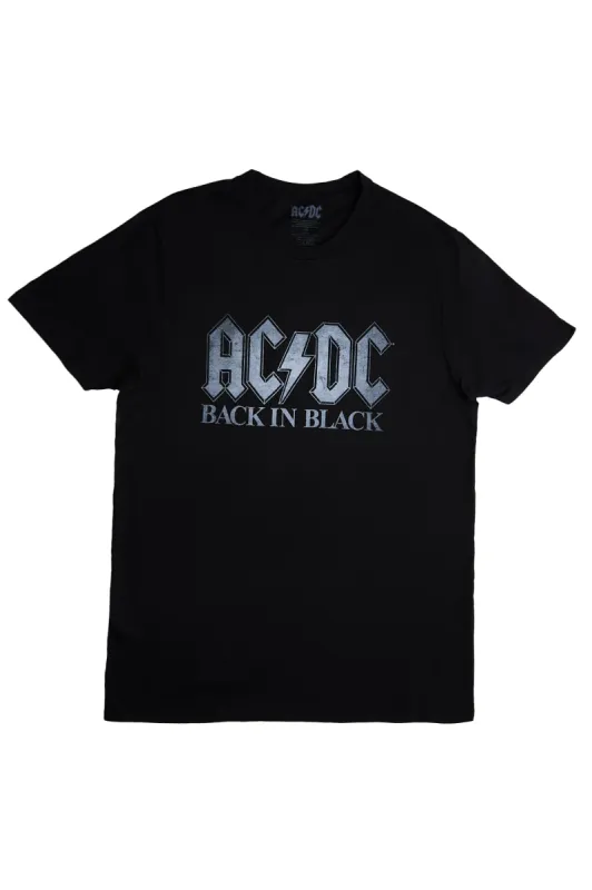 AC/DC Black In Black Graphic Tee sold by Bluenotes