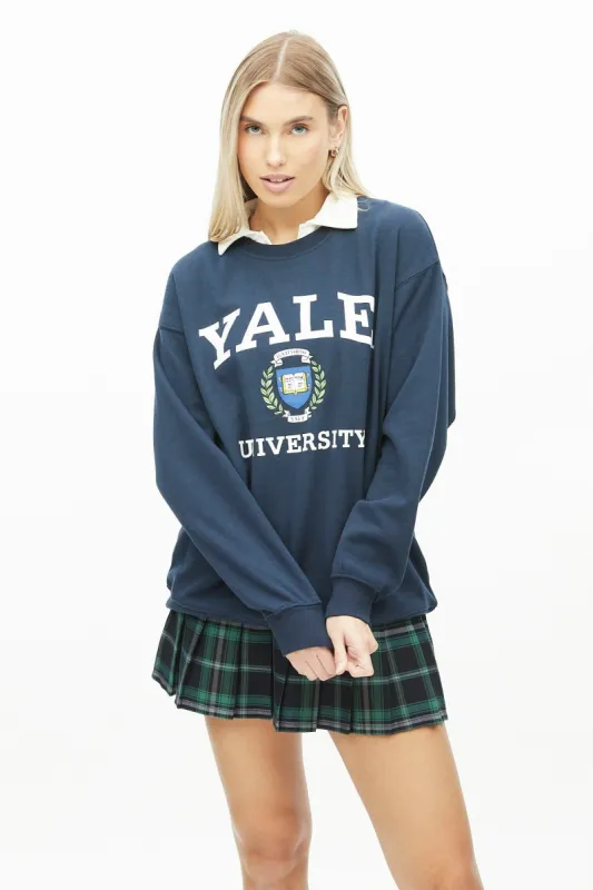 Yale Graphic Oversized Sweatshirt sold by Bluenotes