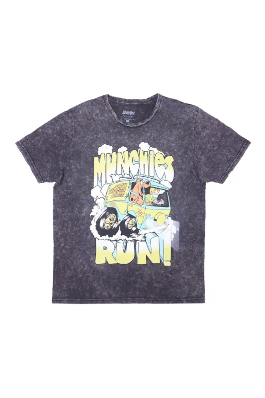 Scooby-Doo Munchies Graphic Acid Wash Tee sold by Bluenotes