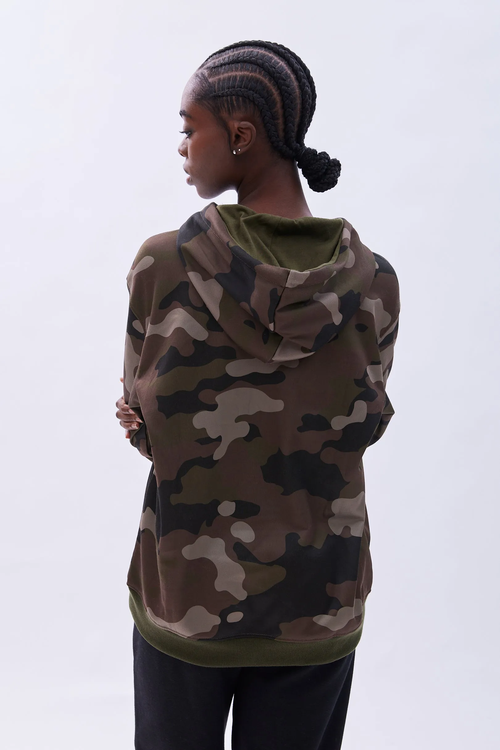 Hello Kitty Camouflage Graphic Oversized Hoodie sold by Bluenotes product image thumbnail 4