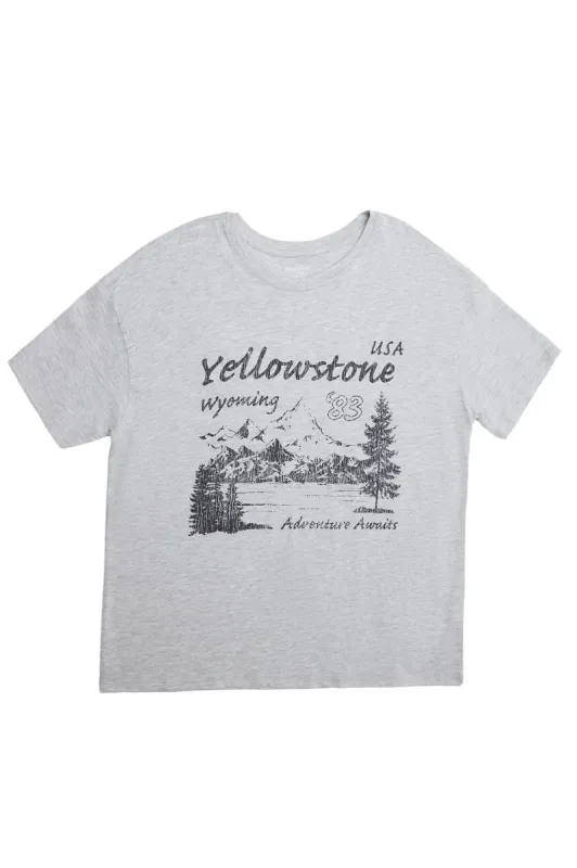 Yellowstone Graphic Relaxed Tee made by Bluenotes