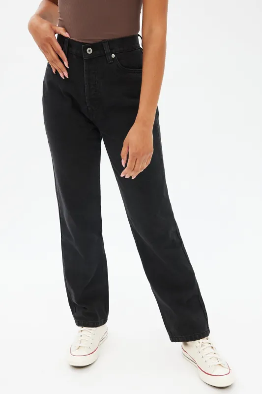 Super High Rise Straight Leg Mom Pant sold by Bluenotes