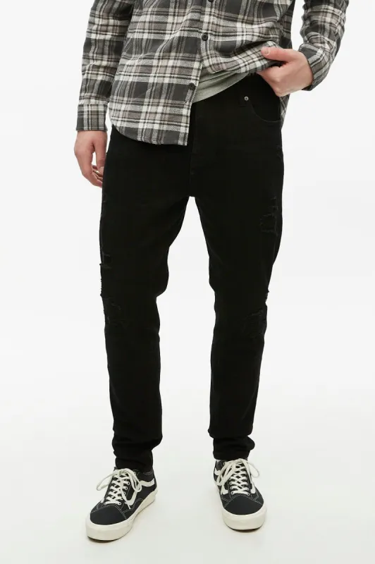 AERO Rip And Repair Athletic Skinny Jean made by Bluenotes