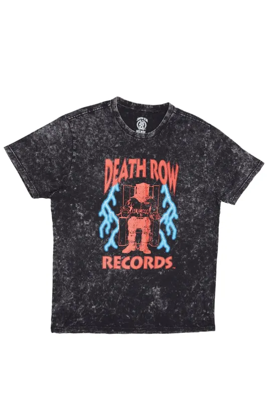 Death Row Records Graphic Acid Wash Tee sold by Bluenotes