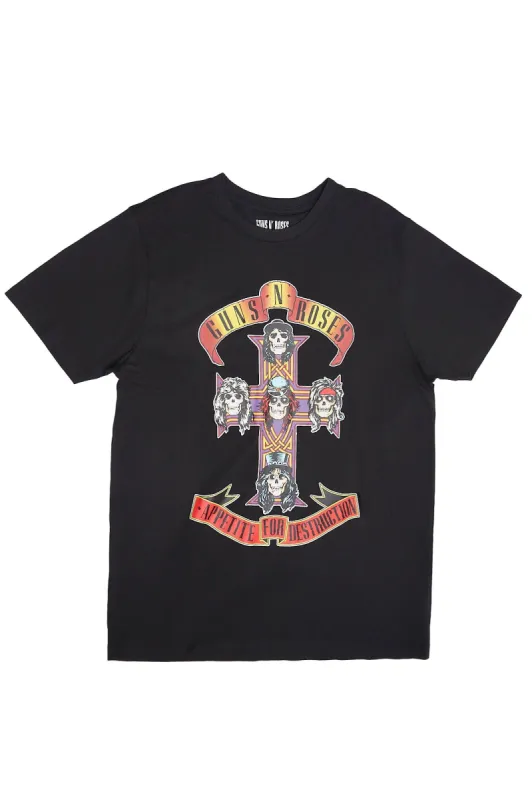 Guns N' Roses Appetite For Destruction Graphic Tee sold by Bluenotes