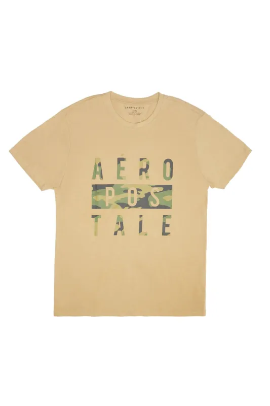 Aéropostale Camouflage Graphic Tee sold by Bluenotes