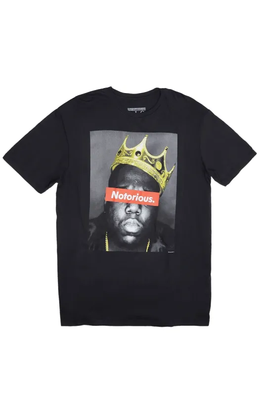 Notorious B.I.G. Crown Graphic Tee sold by Bluenotes