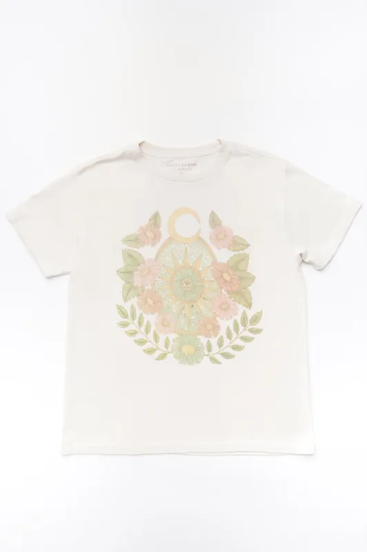 Sundial Bouquet Boyfriend Tee sold by Bluenotes