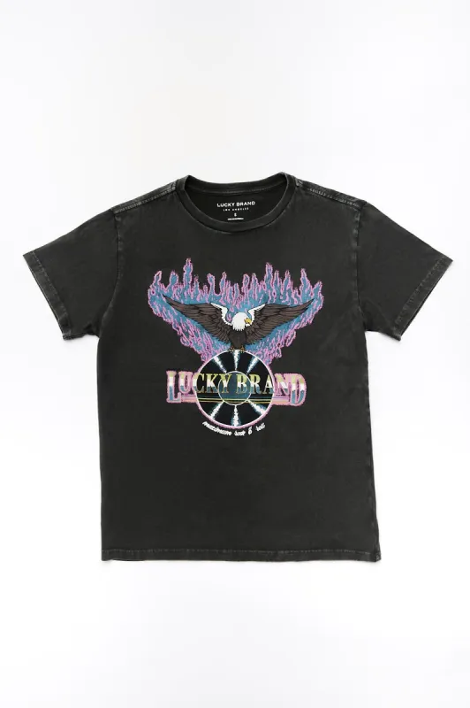 Lucky Eagle Rock Boyfriend Tee made by Bluenotes