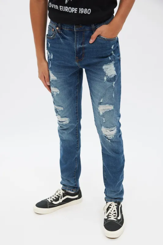 AERO Rip And Repair Skinny Jean sold by Bluenotes
