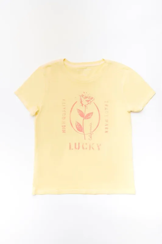 Lucky Rose Classic Tee sold by Bluenotes