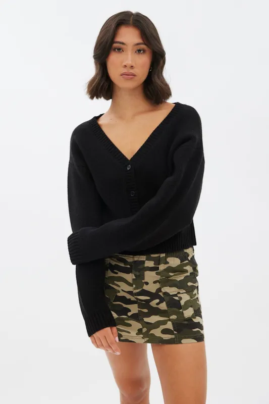 Jacquard Button-Up Cardigan sold by Bluenotes