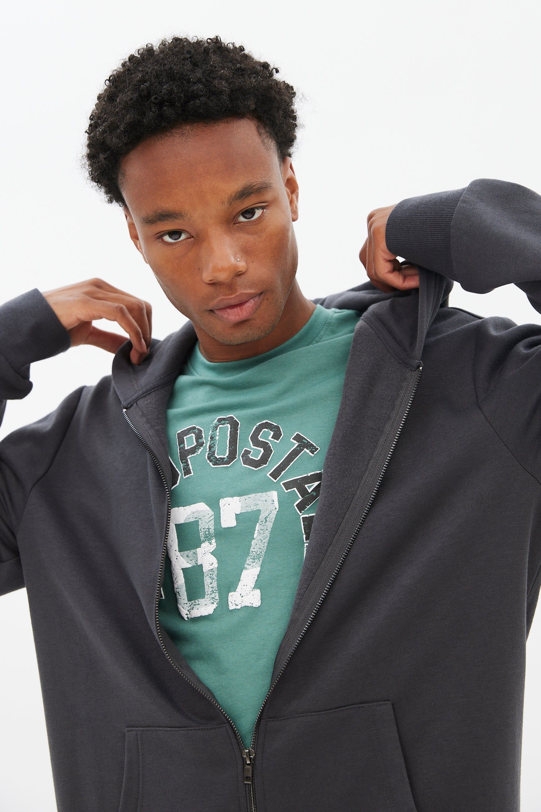 North Western Zip-Up Hoodie sold by Bluenotes product image thumbnail 7