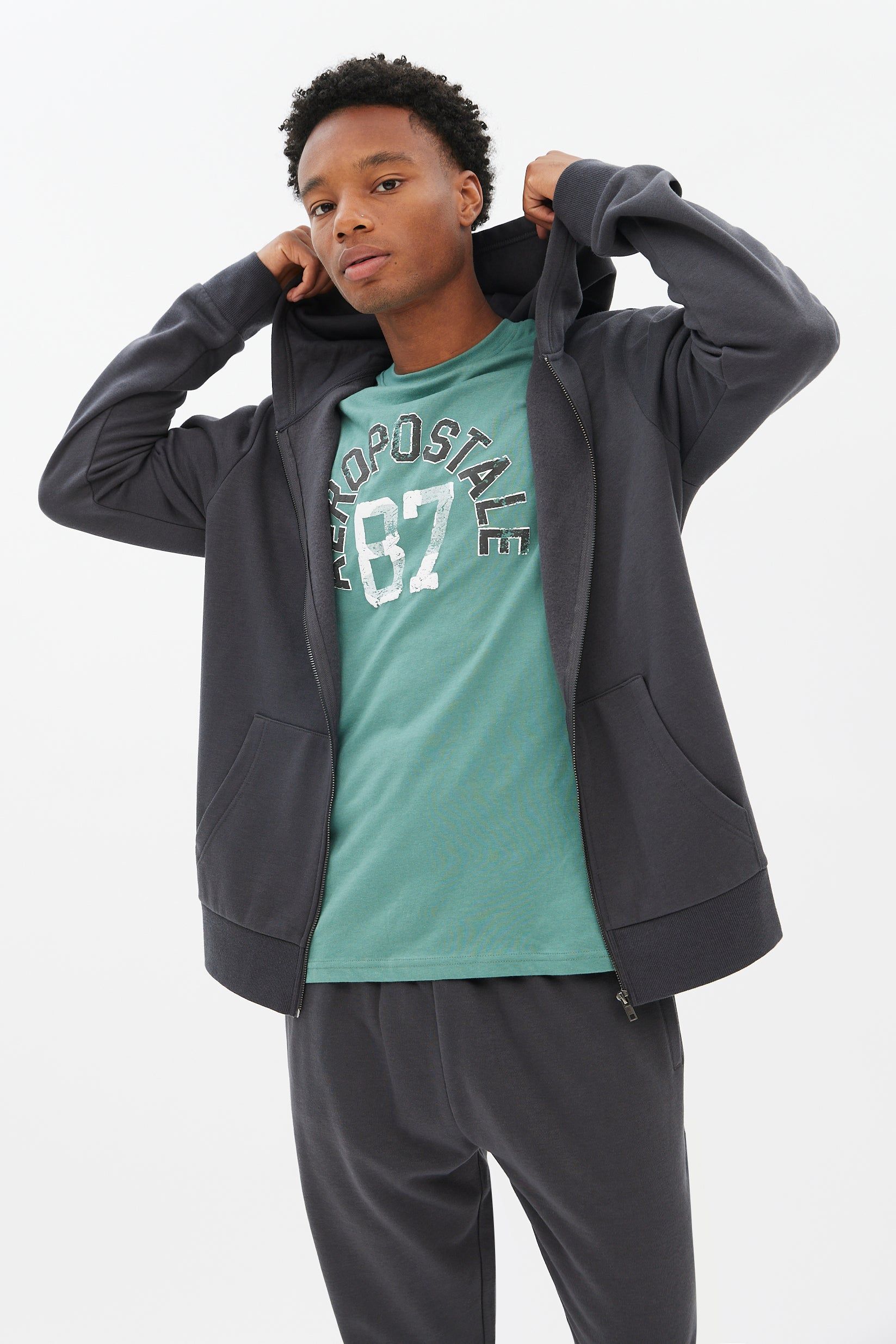 North Western Zip-Up Hoodie sold by Bluenotes product image thumbnail 6