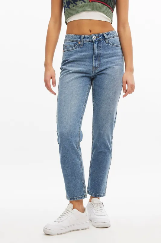 AERO Premium Air High Rise Mom Jean sold by Bluenotes