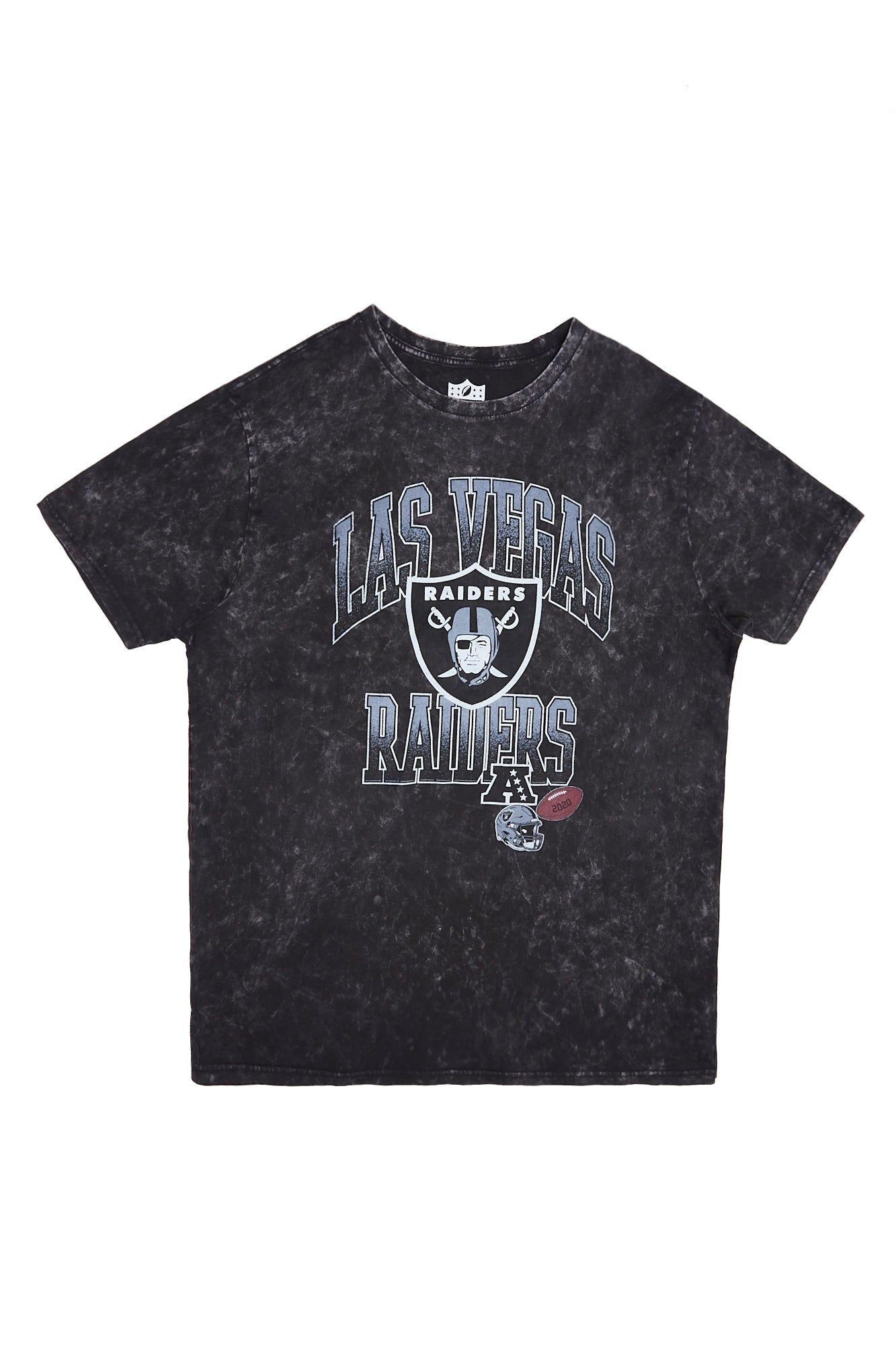 Las Vegas Raiders Graphic Acid Wash Tee sold by Bluenotes
