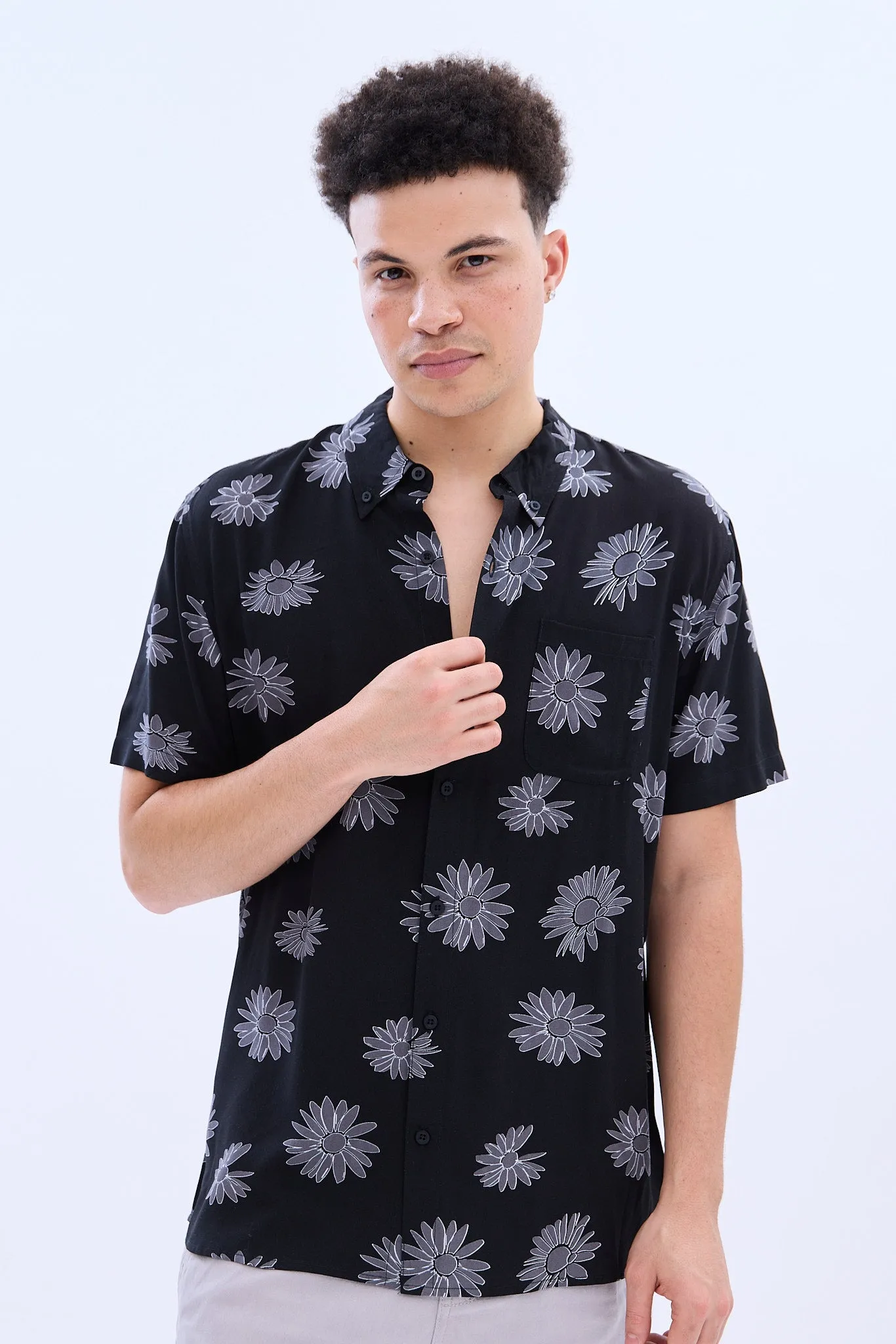 Floral Short Sleeve Shirt sold by Bluenotes