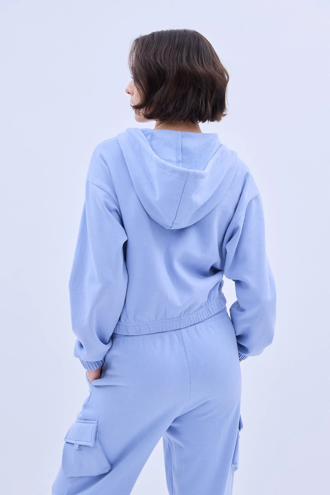 Midi Zip-Up Cargo Hoodie sold by Bluenotes product image thumbnail 4