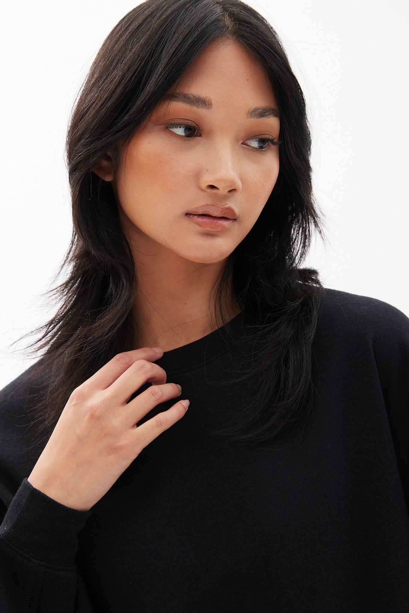 Crew Neck Oversized Pullover Sweatshirt sold by Bluenotes product image thumbnail 3