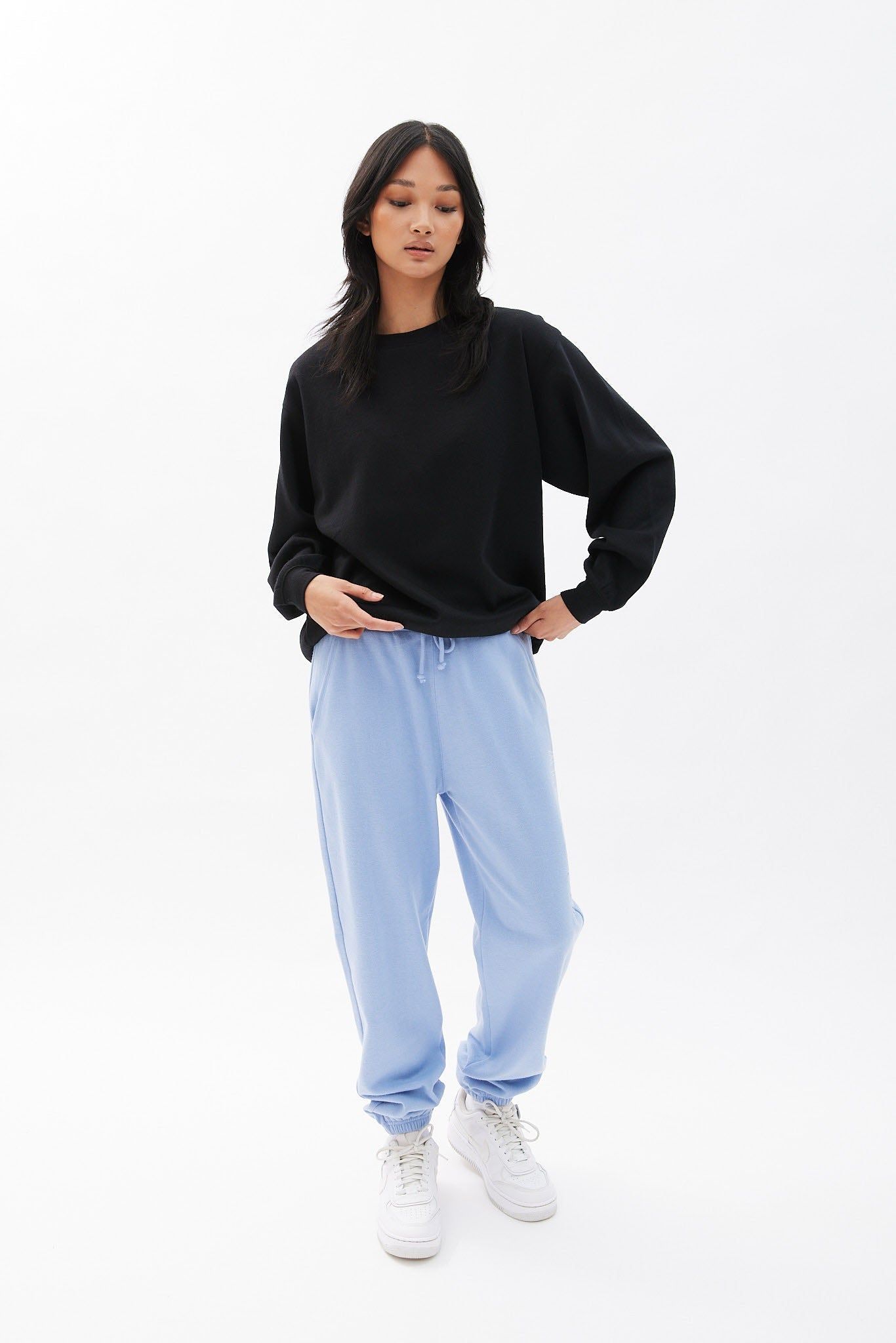 Crew Neck Oversized Pullover Sweatshirt sold by Bluenotes product image thumbnail 2