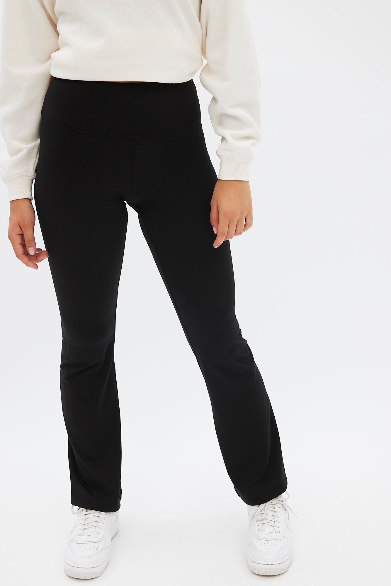 High Rise Super Soft Fleeceback Flare Legging sold by Bluenotes product image thumbnail 10