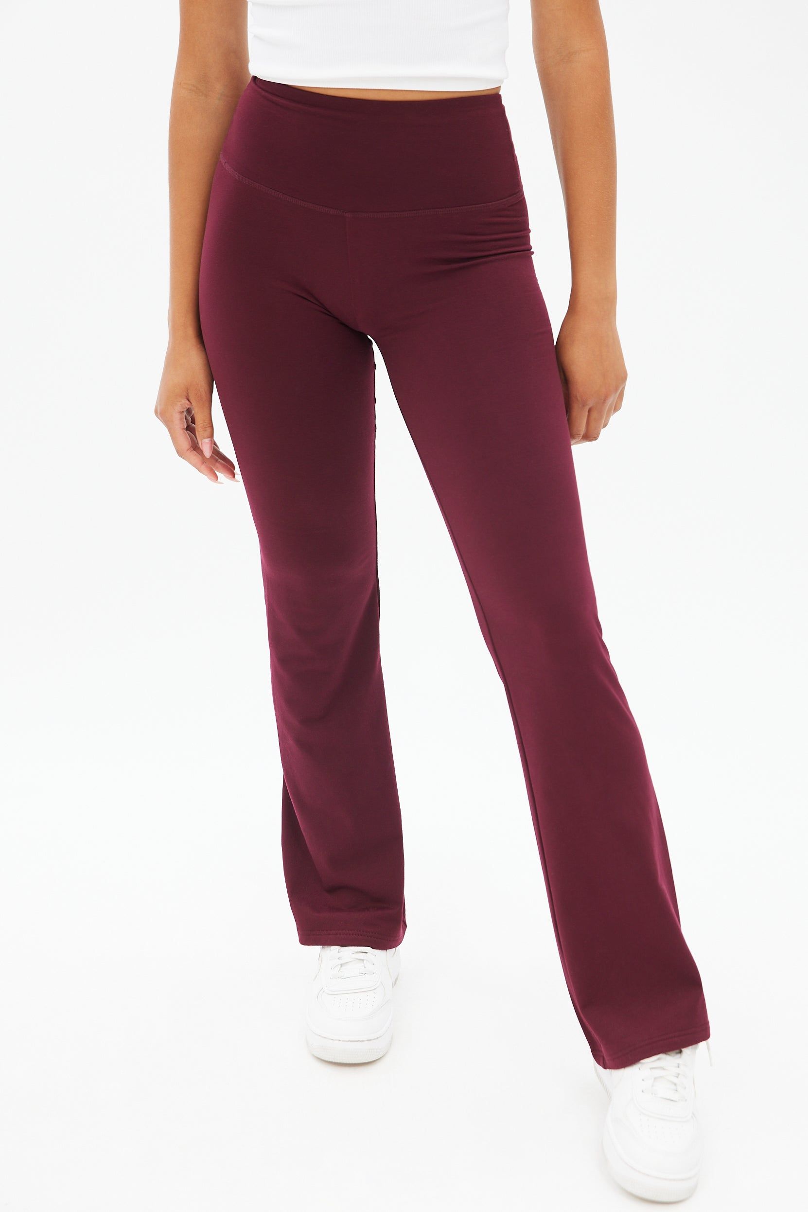 High Rise Super Soft Fleeceback Flare Legging sold by Bluenotes product image thumbnail 5