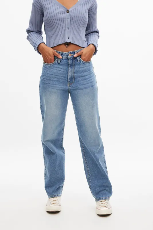 High Rise Dad Jean sold by Bluenotes