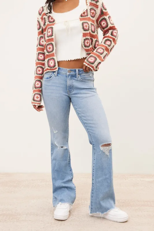 Mid-Rise Sweet Flare Jean made by Bluenotes