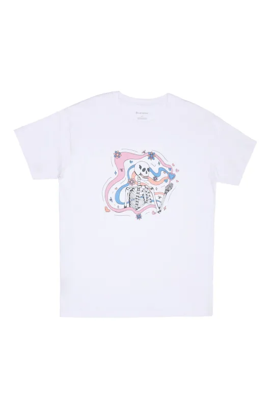 Skeleton Graphic Relaxed Tee sold by Bluenotes