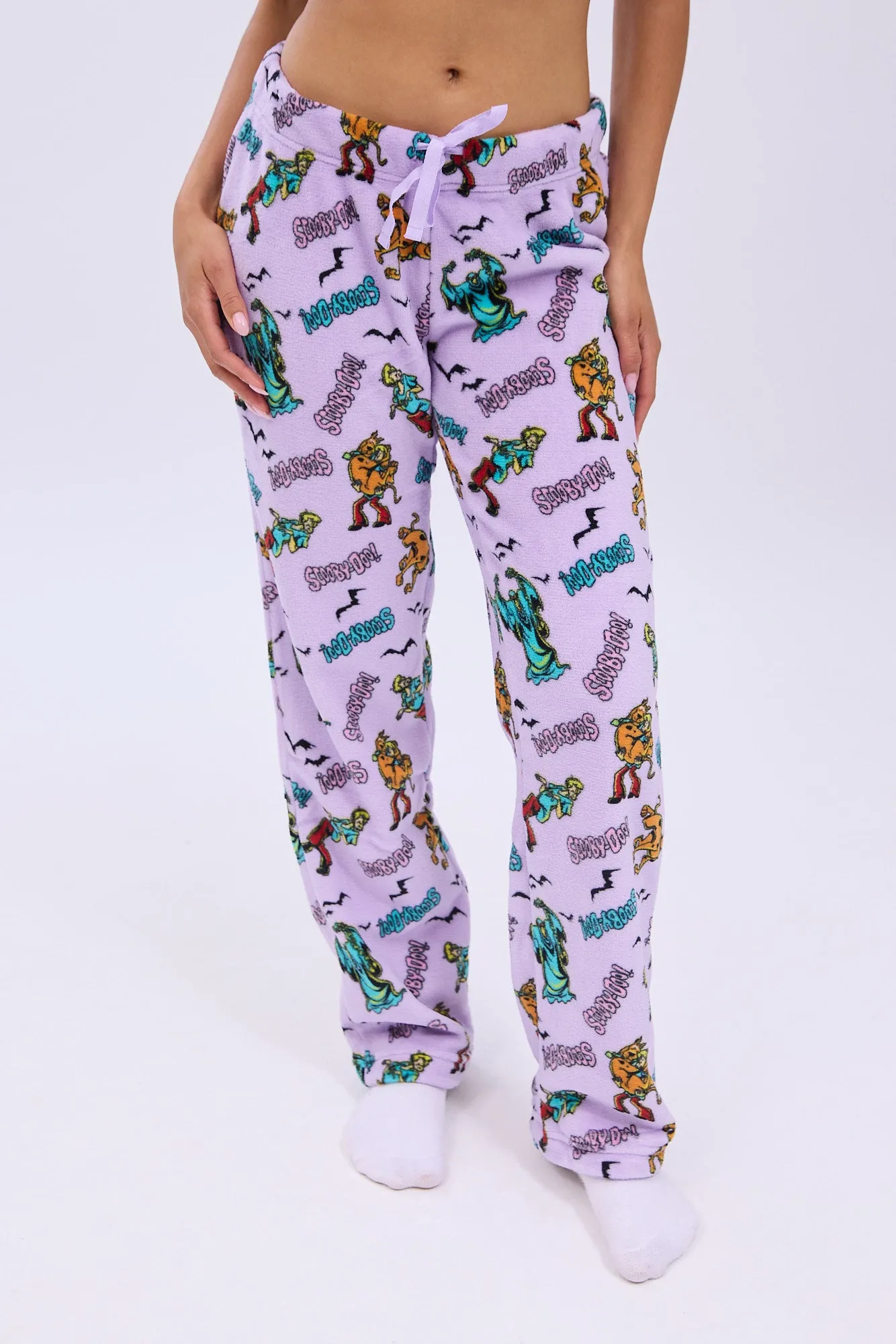 Scooby-Doo Printed Plush Pajama Pants sold by Bluenotes