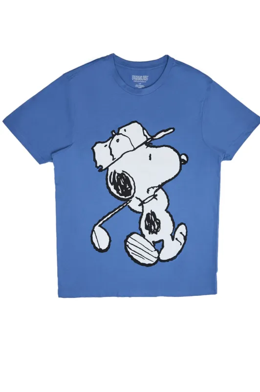 Peanuts Snoopy Golfing Graphic Tee sold by Bluenotes