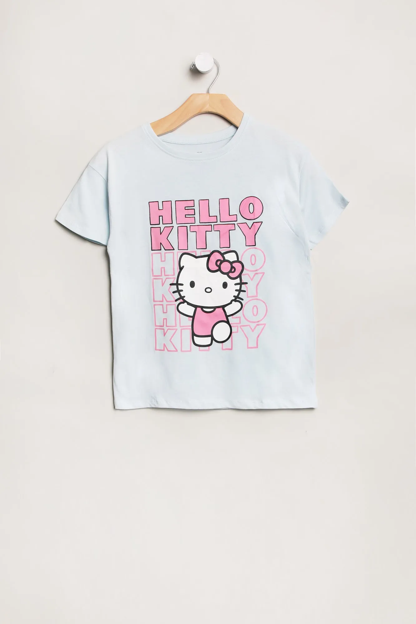 Girls' Hello Kitty Happy Graphic Classic Tee sold by Bluenotes
