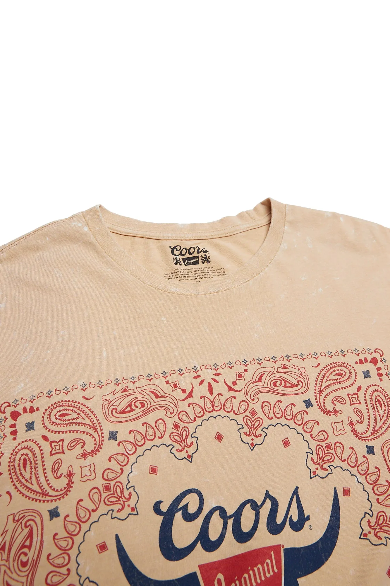 Coors Rodeo Graphic Acid Wash Tee sold by Bluenotes product image thumbnail 2