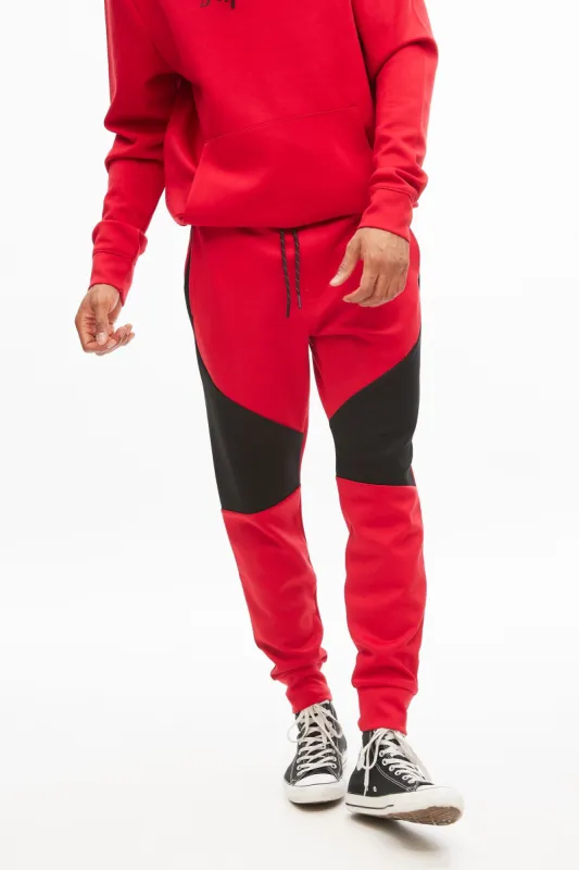 AERO Colour Block Tech Fleece Jogger made by Bluenotes