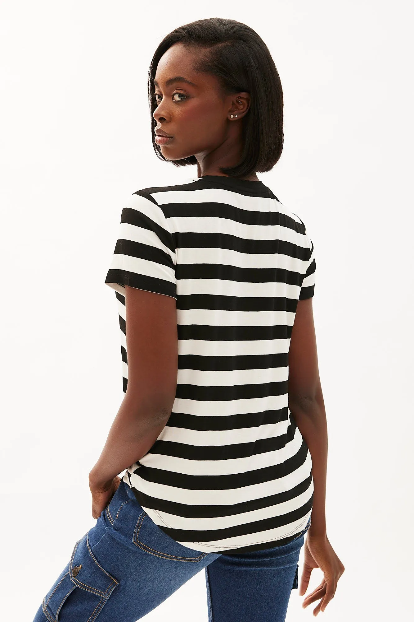 Relaxed Crew Neck Tee sold by Bluenotes product image thumbnail 4