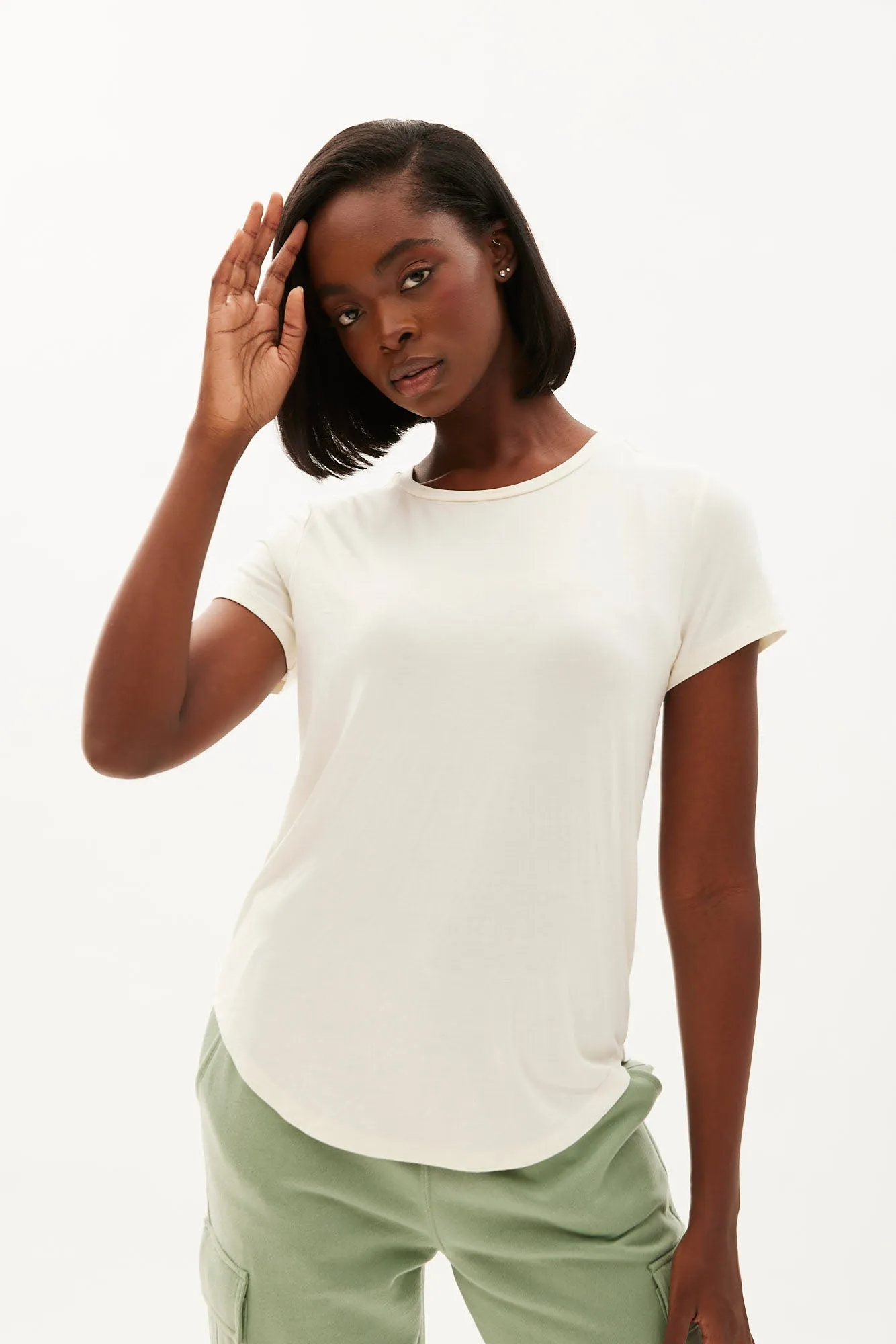 Relaxed Crew Neck Tee sold by Bluenotes product image thumbnail 5