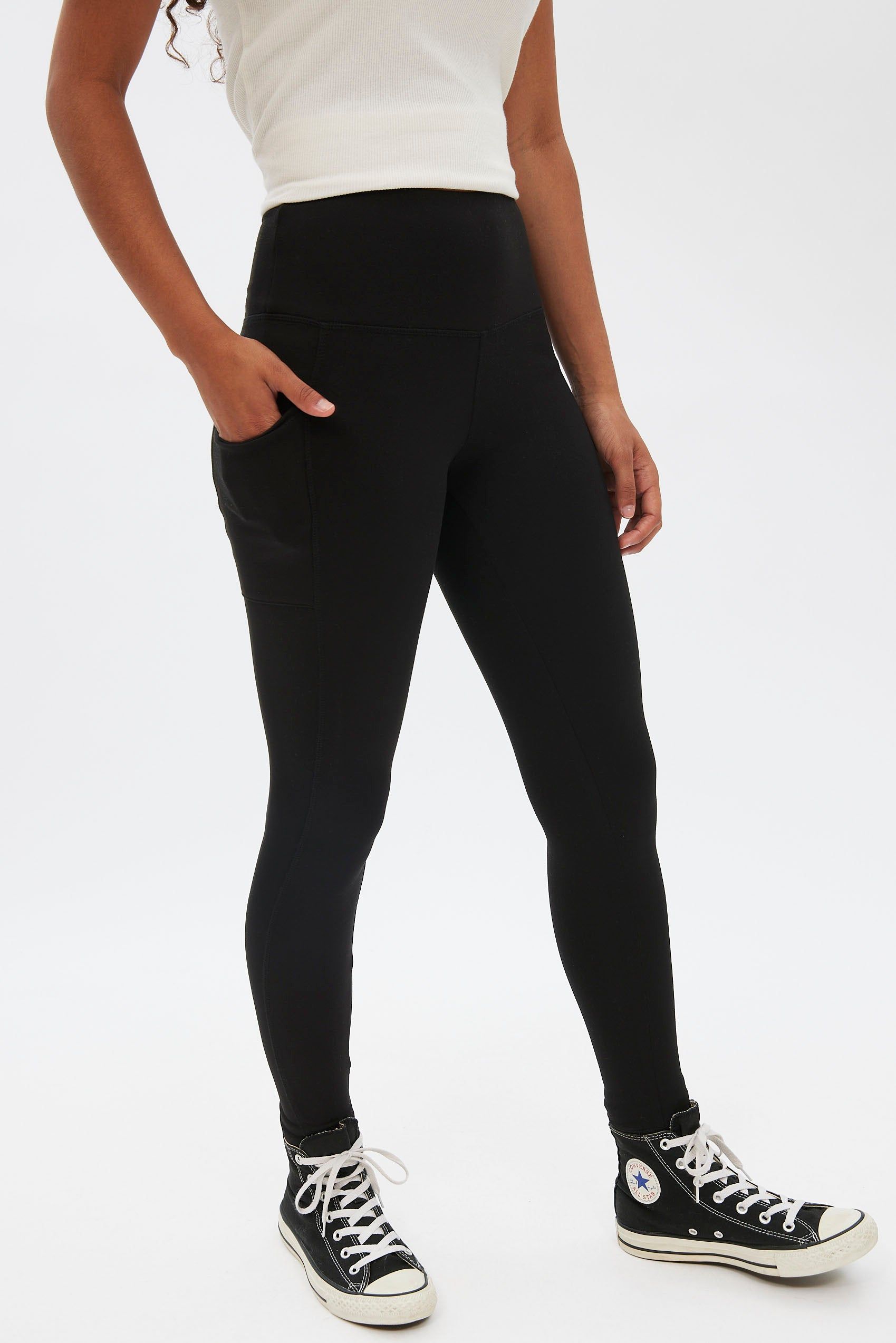 High Rise Super Soft Fleeceback Pocket Legging sold by Bluenotes product image thumbnail 10