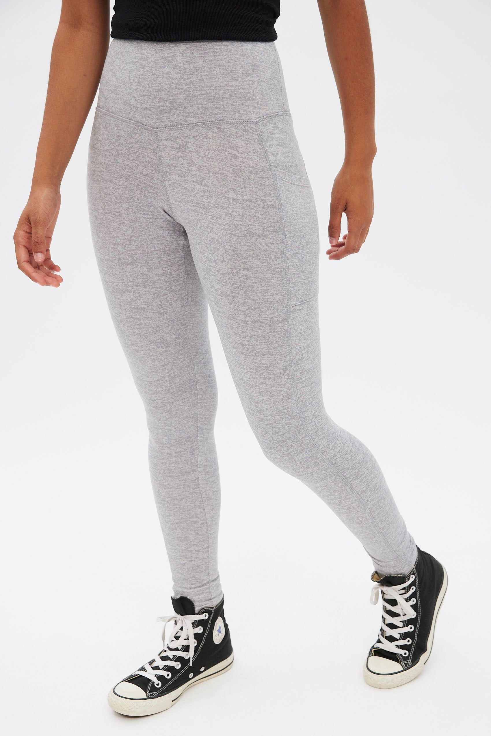High Rise Super Soft Fleeceback Pocket Legging sold by Bluenotes product image thumbnail 5