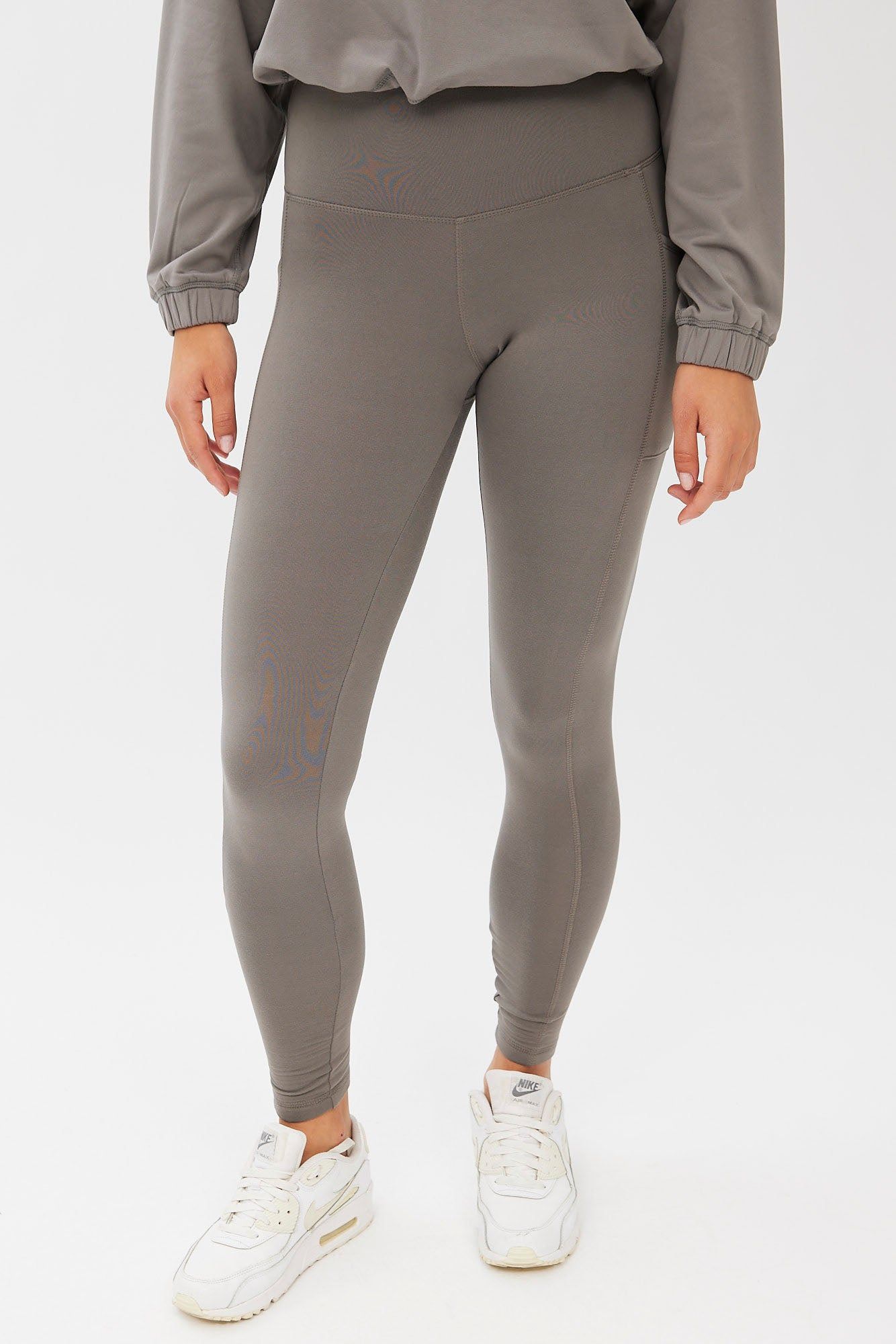 High Rise Super Soft Fleeceback Pocket Legging sold by Bluenotes product image thumbnail 9