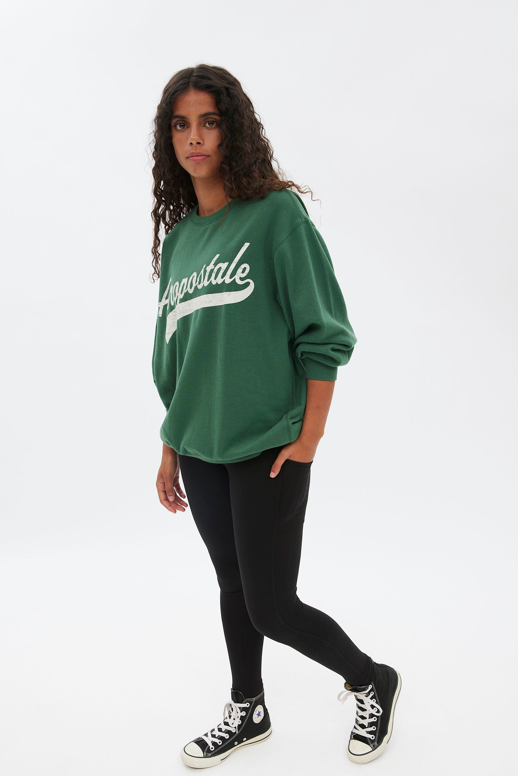 High Rise Super Soft Fleeceback Pocket Legging sold by Bluenotes product image thumbnail 11