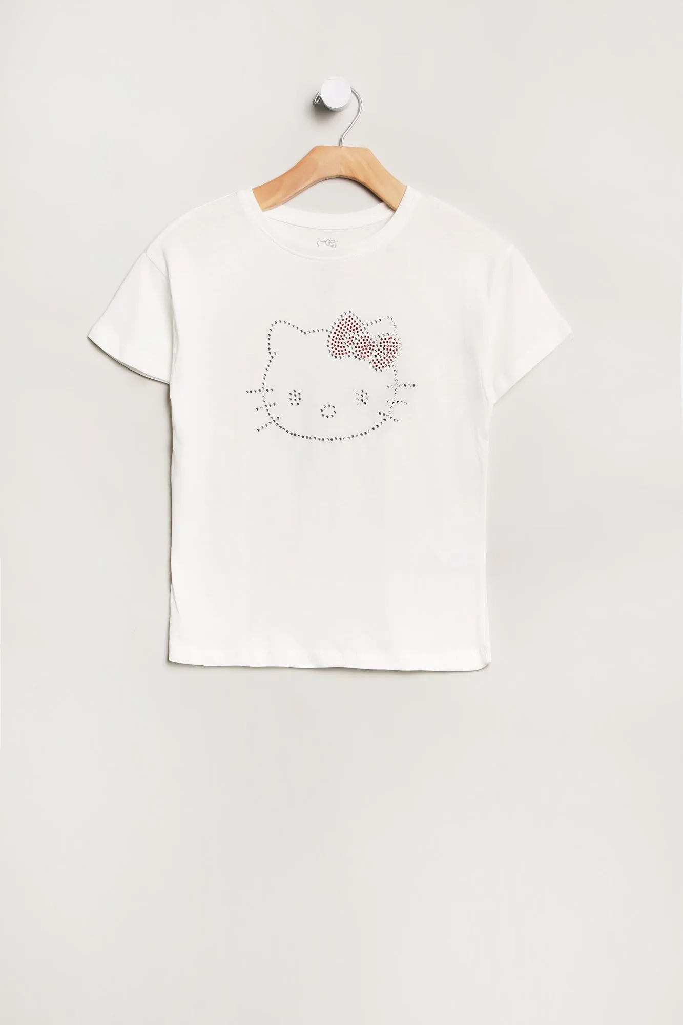 Girls' Hello Kitty Graphic Rhinestones Classic Tee sold by Bluenotes