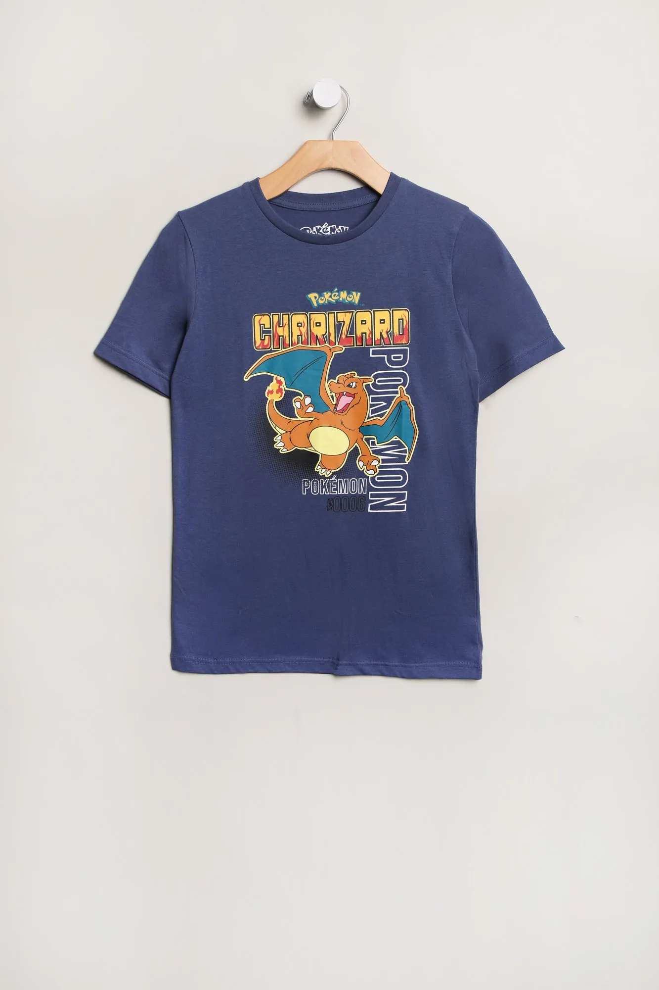 Boys' Pokémon Charizard Graphic Classic Tee sold by Bluenotes