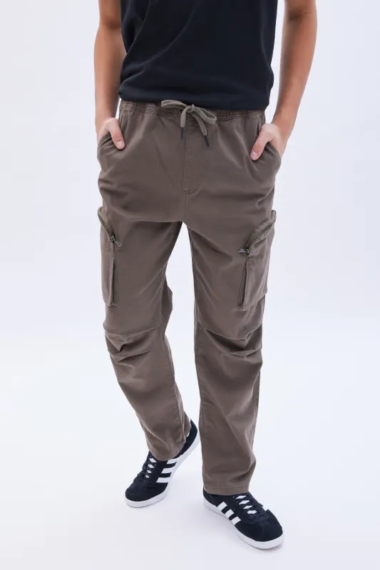 AERO Relaxed Zip Cargo Jogger sold by Bluenotes