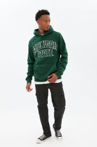 Michigan State Graphic Pullover Hoodie sold by Bluenotes