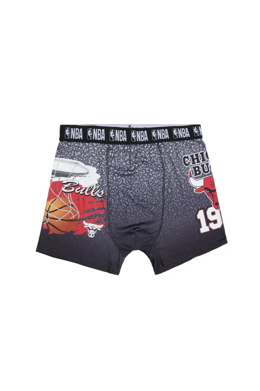 Chicago Bulls Paint Splatter Printed Boxer Briefs sold by Bluenotes